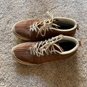 Billy Reid x KSwiss collab brown leather shoes
